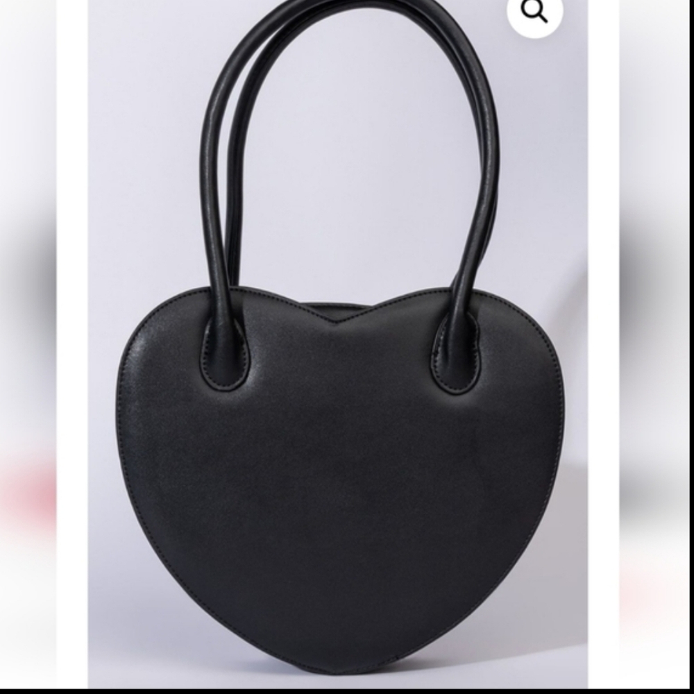 BIG HEART LEATHER BAG
